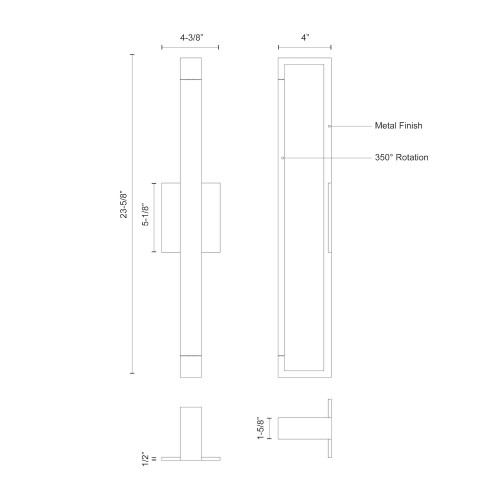 Murale swivel WS24324-WH main image 0