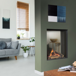 Foyer au gaz ELEMENT - SKY SMALL TUNNEL